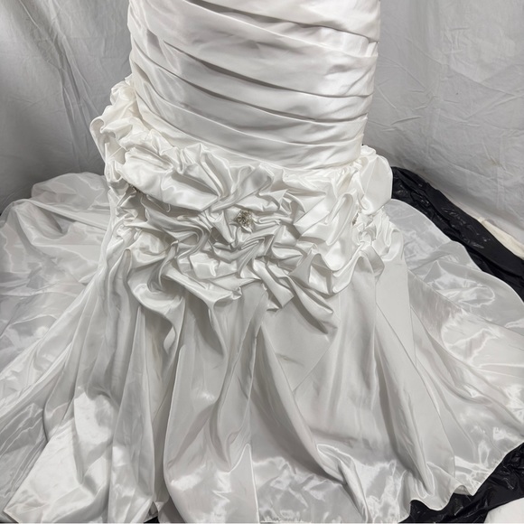 Gorgeous White Wedding Dress and Vail !! - Picture 3 of 12